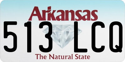 AR license plate 513LCQ