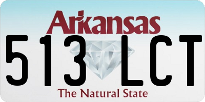 AR license plate 513LCT