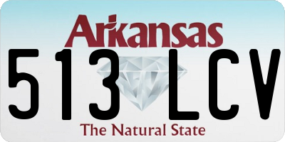 AR license plate 513LCV