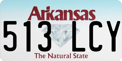 AR license plate 513LCY