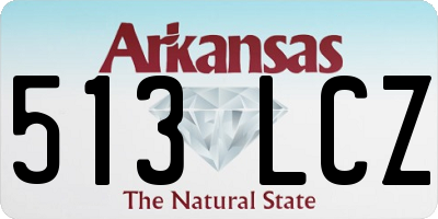 AR license plate 513LCZ