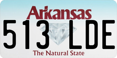 AR license plate 513LDE