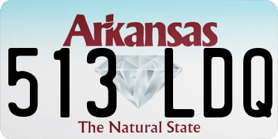 AR license plate 513LDQ