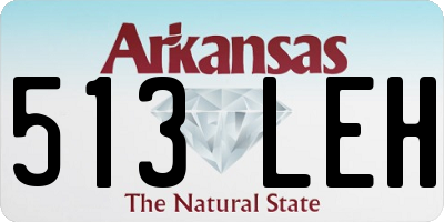 AR license plate 513LEH