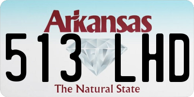 AR license plate 513LHD