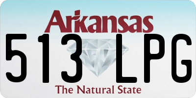 AR license plate 513LPG