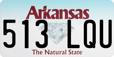 AR license plate 513LQU