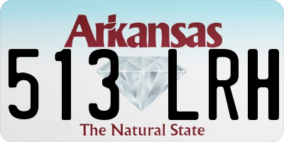 AR license plate 513LRH