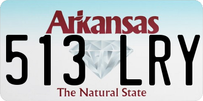 AR license plate 513LRY
