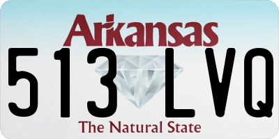 AR license plate 513LVQ