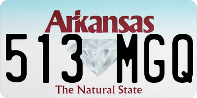 AR license plate 513MGQ