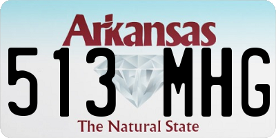 AR license plate 513MHG