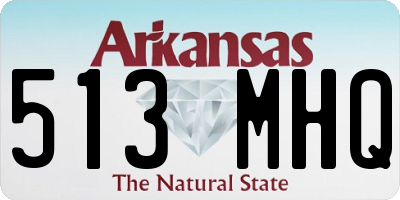 AR license plate 513MHQ