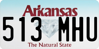 AR license plate 513MHU
