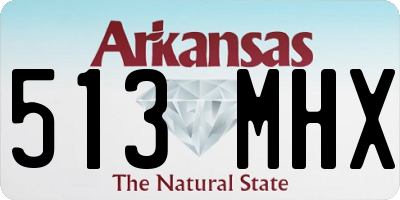 AR license plate 513MHX
