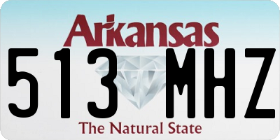 AR license plate 513MHZ