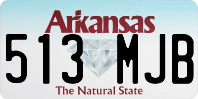 AR license plate 513MJB