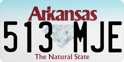 AR license plate 513MJE