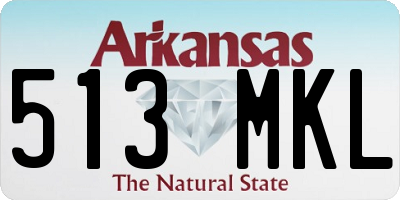 AR license plate 513MKL