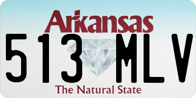 AR license plate 513MLV