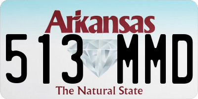 AR license plate 513MMD