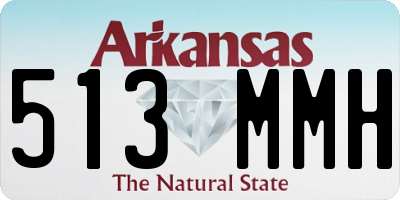 AR license plate 513MMH
