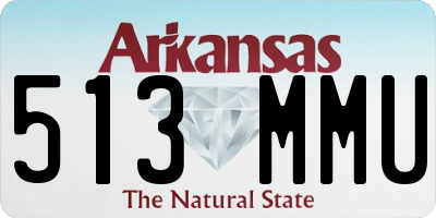 AR license plate 513MMU