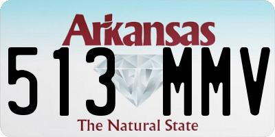 AR license plate 513MMV