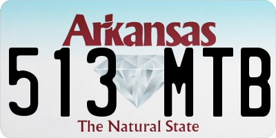 AR license plate 513MTB