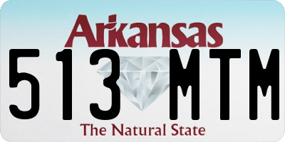 AR license plate 513MTM