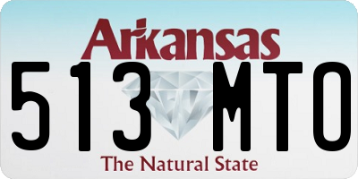 AR license plate 513MTO