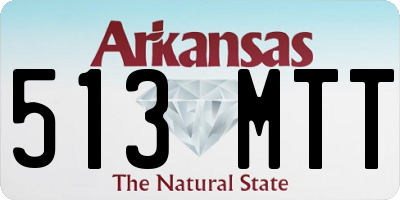 AR license plate 513MTT