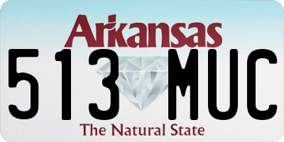 AR license plate 513MUC