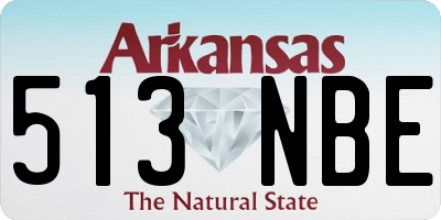 AR license plate 513NBE