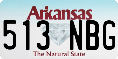 AR license plate 513NBG
