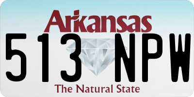 AR license plate 513NPW