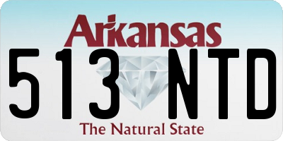 AR license plate 513NTD