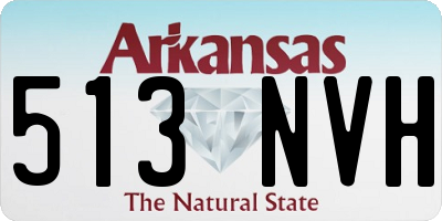 AR license plate 513NVH