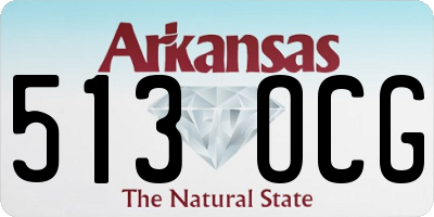 AR license plate 513OCG
