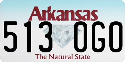 AR license plate 513OGO