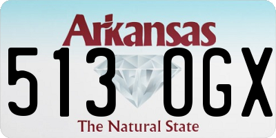 AR license plate 513OGX