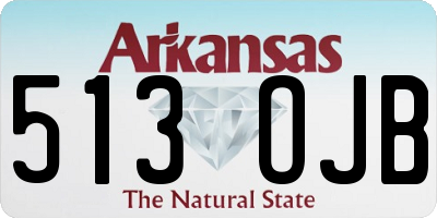AR license plate 513OJB