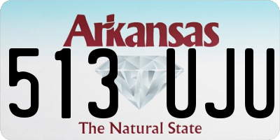 AR license plate 513UJU