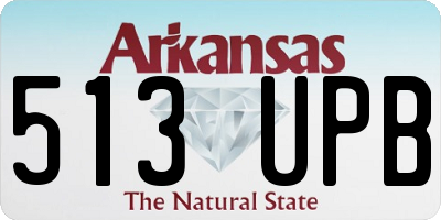 AR license plate 513UPB
