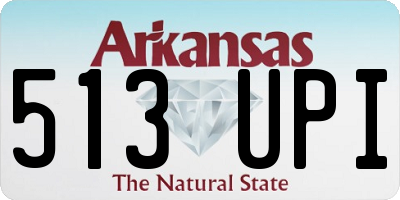 AR license plate 513UPI