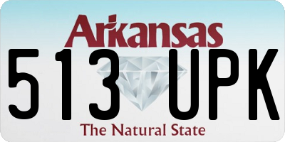 AR license plate 513UPK