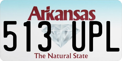 AR license plate 513UPL