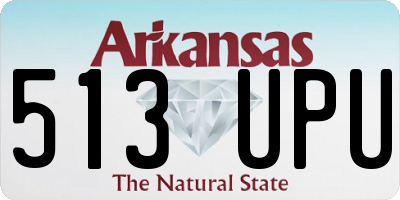AR license plate 513UPU
