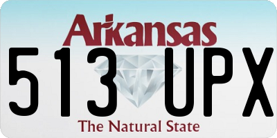 AR license plate 513UPX