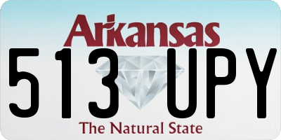 AR license plate 513UPY